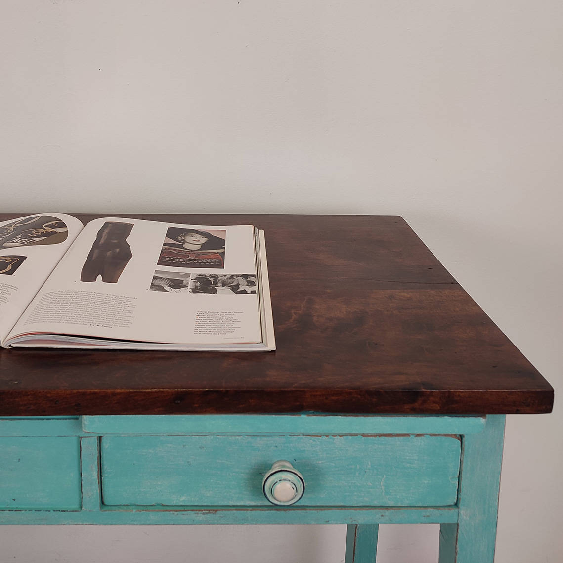 escritorio madera restaurado